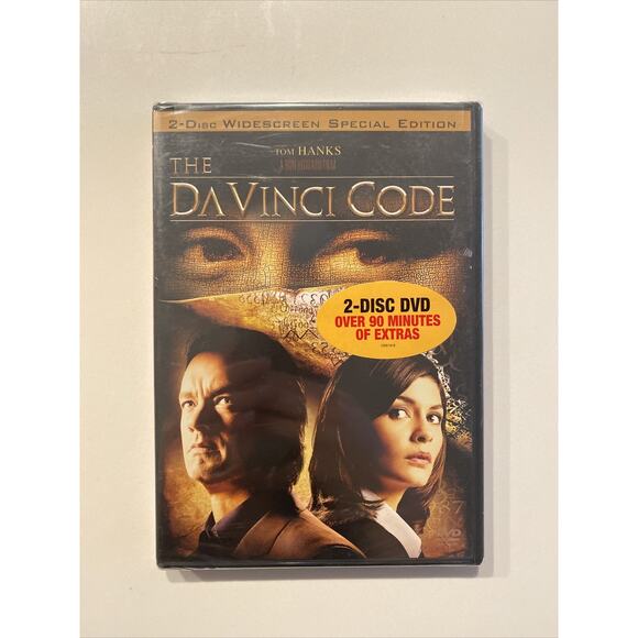 The DaVinci Code (DVD, 2006, 2-Disc Set, Widescreen Special Edition) Brand New - Picture 1 of 3